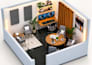 create realistic 3d floor plan rendering for your house